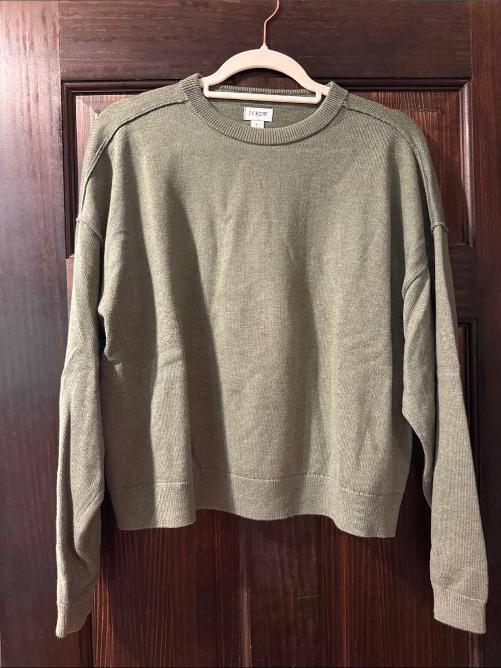 J. Crew Women’s Olive Green Crewneck Sweatshirt